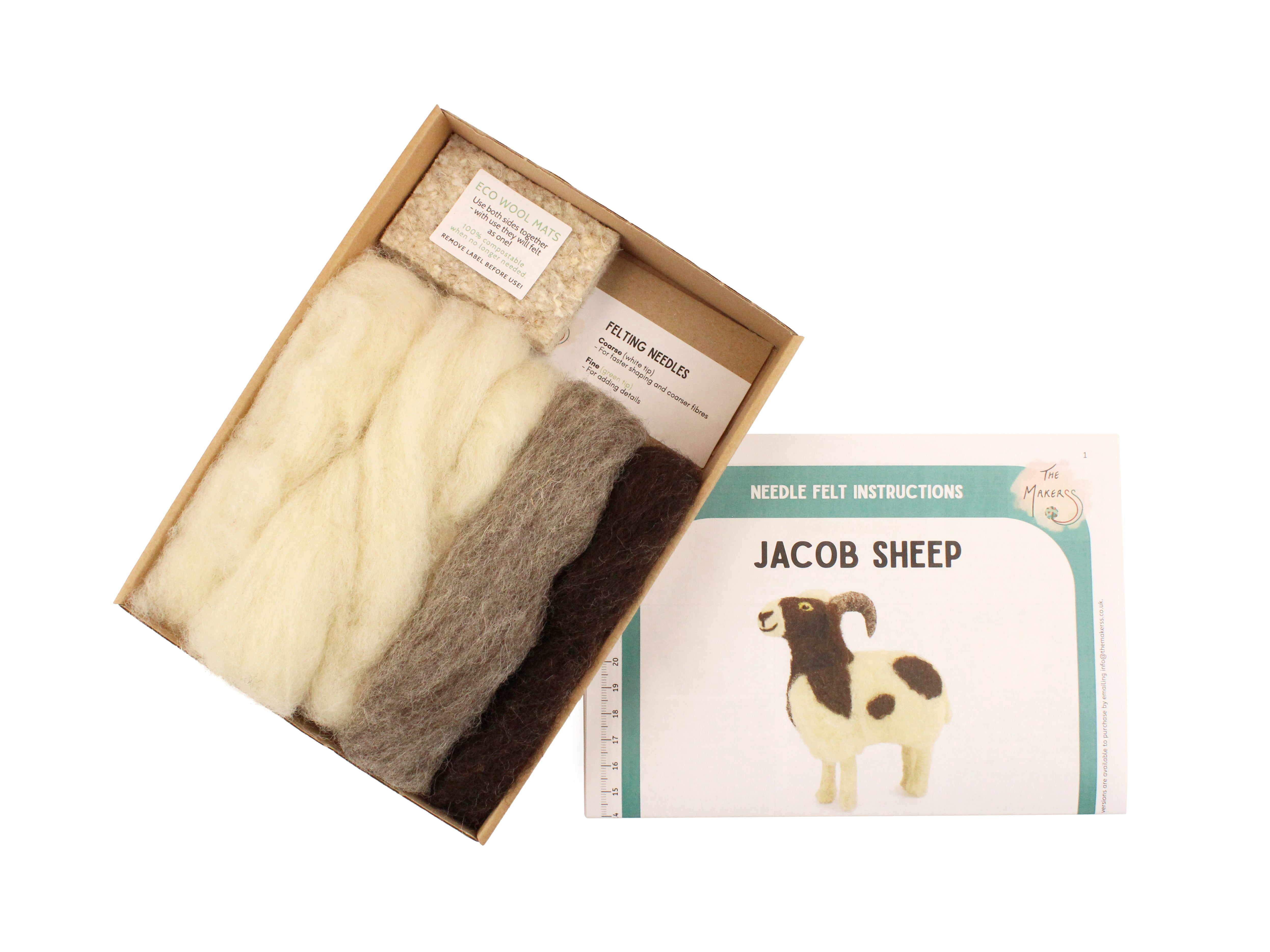 Felting Kit - Jacob Sheep Needle Felt Kit