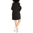 thumbnail image 2 of Rachel Roy Womens Cold-shoulder Tunic Dress, Black, X-Small, 2 of 2