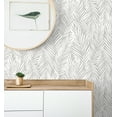 thumbnail image 5 of Stacy Garcia Home Harbor Grey Mod Palm Peel and Stick Wallpaper, 5 of 10