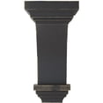 thumbnail image 2 of Ekena Millwork 7"W x 7 3/4"D x 14"H Jumbo Jefferson Wood Vintage Decor Corbel, Black, 2 of 6