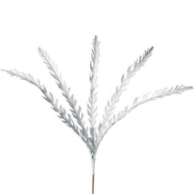 Turquoise Soap Plant Glitter Leaf Spray - 22 in. - 6 per Bag