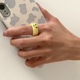 thumbnail image 3 of Women Ring Resin Round Cute Decorative Finger Ring Knuckle Ring Stackable Ring, 3 of 10