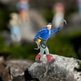 thumbnail image 5 of 1:87 Scale Realistic Climbing Figures Mini People Model Tiny People Ornament for Blue, 5 of 8