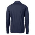 thumbnail image 3 of Men's Cutter & Buck  Navy PGA TOUR Volunteers Big & Tall Adapt Eco Knit Stretch Recycled Quarter-Zip Pullover Top, 3 of 3