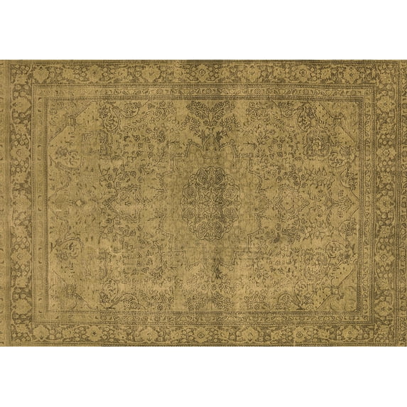 Ahgly Company Indoor Rectangle Oriental Brown Industrial Area Rugs, 2' x 3'