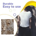 thumbnail image 4 of Bewildely 10 piezas de retazos con estampado de leopardo resistentes al desgaste, dulce regalo, costura, tocados, telas acolchadas, tela DIY tipo 5 De coser tipo 7 Bewildely HA062137-07B, 4 of 6