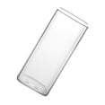 thumbnail image 3 of DOMELAY 2xHighball Glass Square Clear Glassware Tea Everyday Use Milk Drinking Glasses 380ml, 3 of 8