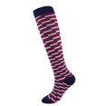 thumbnail image 1 of Bmisegm Chaussettes de Compression Sport Respirantes Imprimées Multicolores Unisexes Design Tube Long Élastique Y2K Rouge L, 1 of 3