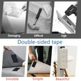 thumbnail image 3 of BTideas Gancho y Cinta Loop, 30 Pares de Cinta Resistente de Doble Cara de 2 X 4 Pulgadas para el Hogar y la Oficina, Negro, 3 of 8