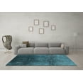 thumbnail image 3 of Ahgly Company Indoor Rectangle Oriental Light Blue Industrial Area Rugs, 4' x 6', 3 of 4
