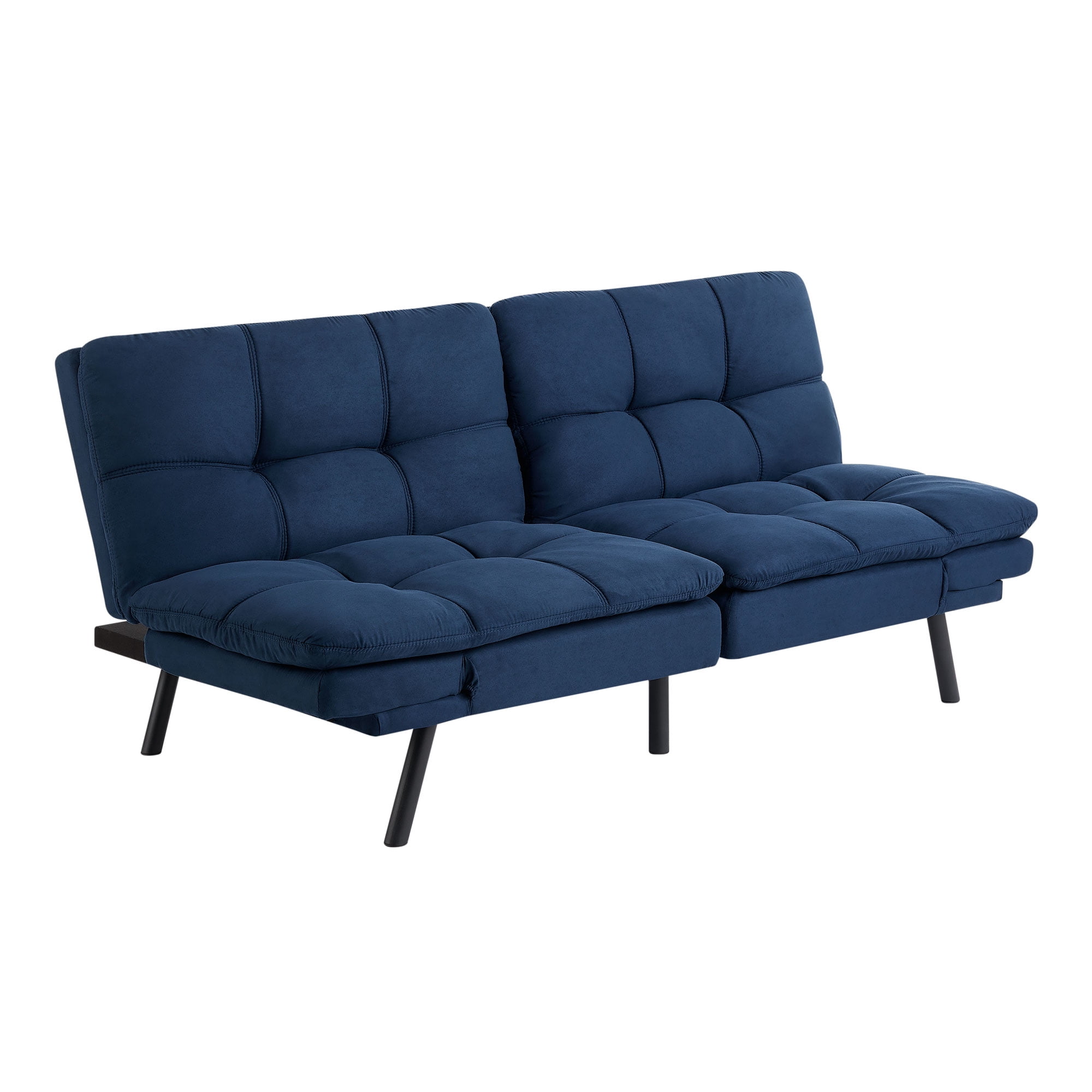 Dark blue futon deals