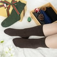 thumbnail image 6 of Loritta 5 Pairs Womens Socks Wool Socks Thick Knit Warm Winter Socks for Women Gifts Size 5-9, 6 of 7