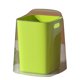 thumbnail image 1 of Mini bote de basura de escritorio sin tapa, de gran calibre, para dormitorio y sala de estar, color verde, 1 of 13