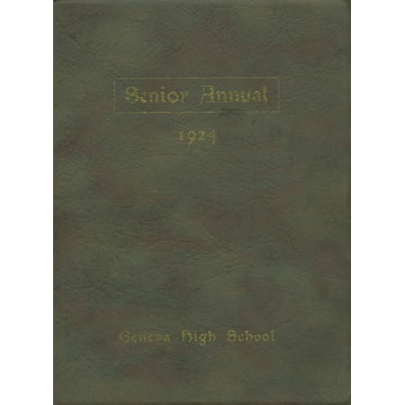 (Custom Reprint) Yearbook: 1924 Geneva High School - Seneca Saga Yearbook (Geneva, NY)
