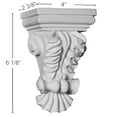 thumbnail image 2 of Ekena Millwork 4"W x 2 3/8"D x 6 1/8"H Ashton Corbel (6-Pack), 2 of 5