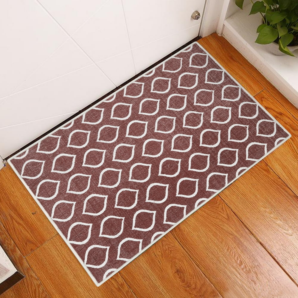 Sussexhome Drop Collection 2 x 3 Foot Heavy Duty Low Pile Rug Runner