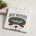 thumbnail image 7 of Rocky Mountains Colorado Graphic T-Shirt, Unisex Outdoor Mountain Tee, 7 of 7