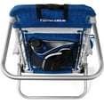 thumbnail image 6 of Homevative Cooler+ Folding Backpack Beach Chair with 5 Positions, Towel bar, XL Cooler Pouch, Storage Net, Cup and Phone Holder, Sunshine, 2 Pack, 6 of 7