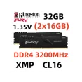 thumbnail image 1 of RAM DDR4 3200MHz 16gb * 2 Kingston Fury Beast, 1 of 5
