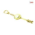 thumbnail image 1 of AMERTEER Cartoon Anime Fairy Tail Zodiac Star Summons Key Twelve Constellation Keychain, 1 of 5
