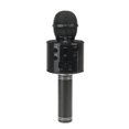 thumbnail image 1 of Microphone de Chant Bluetooth Sans Fil Portatif Haut-Parleur Micro Smartpnone pour Maison KTV Fête Extérieure Noir, 1 of 9
