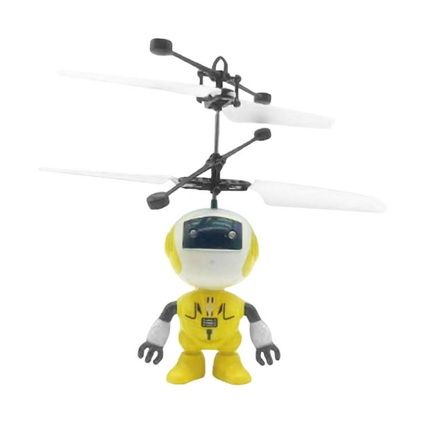 Robot volador de juguete para juegos de interior y exterior, carga