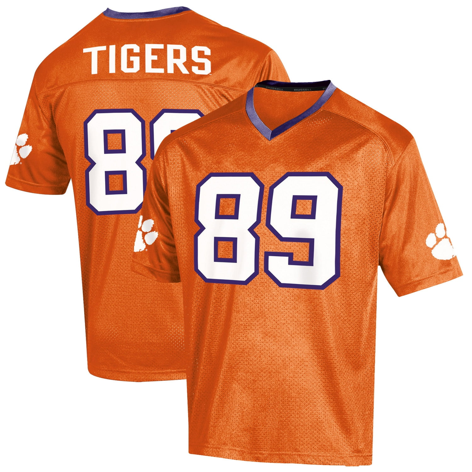 Russell Athletic - Youth Russell Athletic Orange Clemson Tigers Replica Football Jersey - Walmart.com