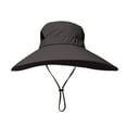 thumbnail image 3 of LILIYA Women Super Wide Brim Sun Hat UPF50+ Waterproof Bucket Hat Summer Lightweight Packable Safari Hats for Men Fishing, Hiking, Camping, 3 of 5