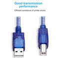 thumbnail image 2 of Lohuatrd 1.8/3/5M USB 2.0 Printer Data Cable A Male to B Male High Speed USB Printer KVM Data Wire for Printer Connected to Computer, 2 of 7