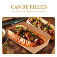 thumbnail image 2 of MIANGASTORE 100Pcs Disposable Fried Snacks Boxes Hot Dog Tray Oil-proof Frying Food Containers, 2 of 9