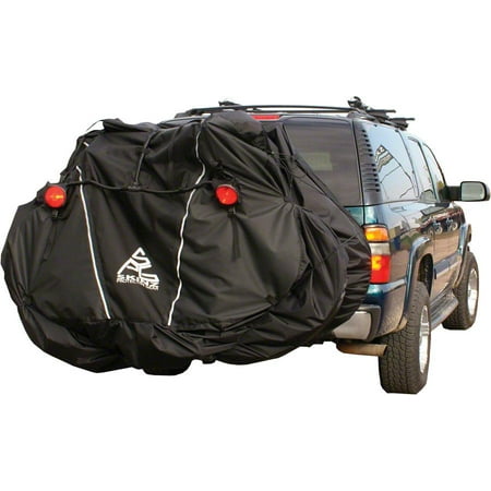 Skinz Hitch Rack Rear Transport Cover with Light Kit: Fits 1-2 Bikes~ Black~ (Best Way To Transport Bikes)