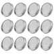 thumbnail image 1 of Tapas Para Sellar Tarros, 12 Uds., Vidrio Tipo Dividido De Acero Inoxidable, 1 of 7