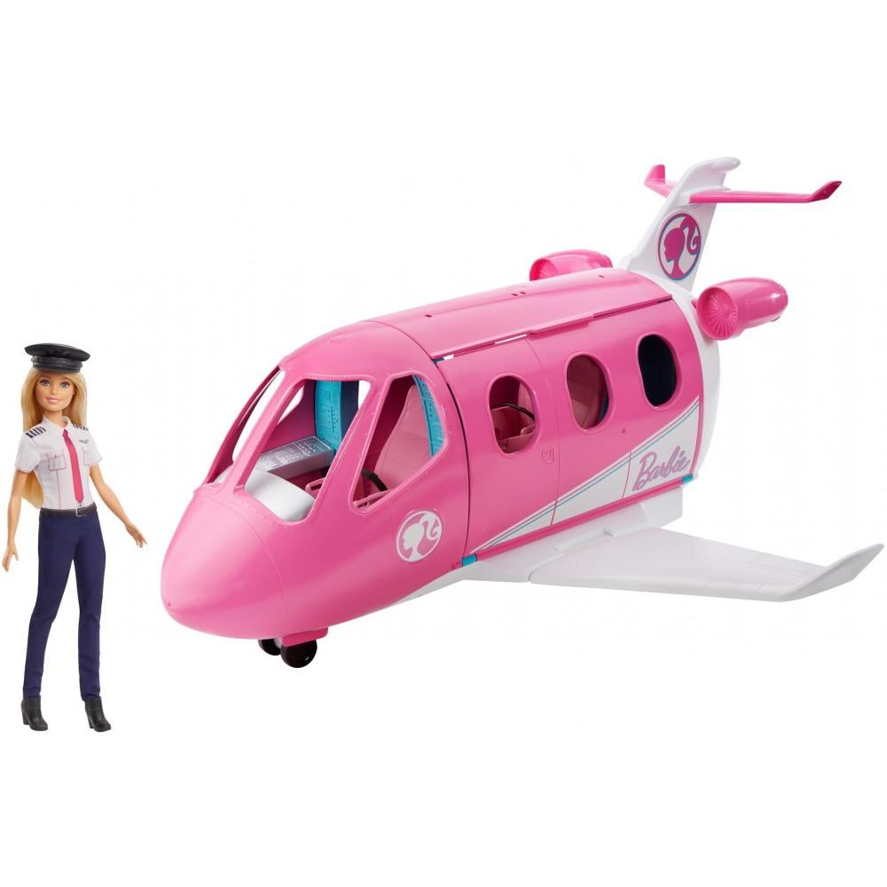Barbie Dreamhouse Adventures Dreamplane Playset with Pilot Doll