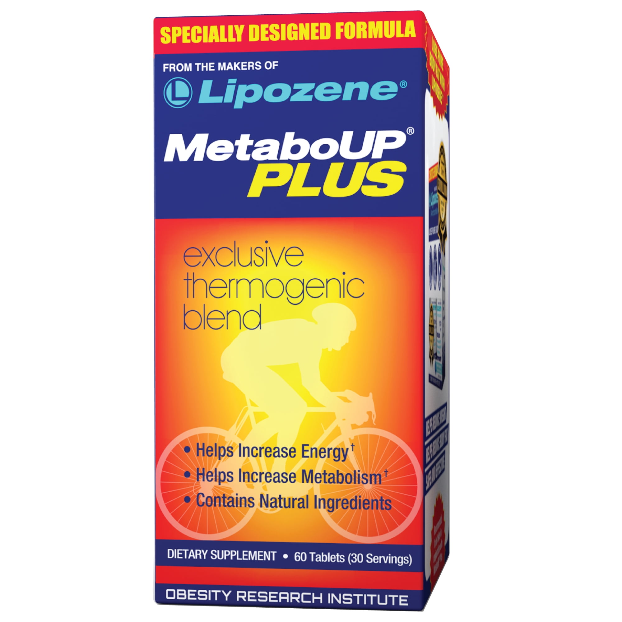 أعد العشاء حرج بدون فائدة  Lipozene MetaboUP Plus Weight Loss & Energy Supplement, 60 Tablets -  Walmart.com