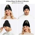 thumbnail image 7 of joogoo Astronaut Skating Beanie Hats Men Women Cuffed Skull Cap Winter Warm Knit Thick Beanies, 7 of 7