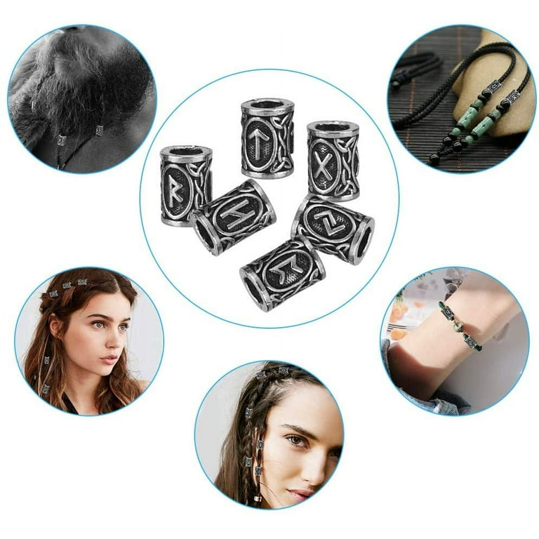 Viking rune deals beard beads