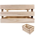 thumbnail image 1 of UPOUART Wooden Storage Crates Set of 2, Nesting Storage Boxes with Handles for Office Organization, 1 of 5