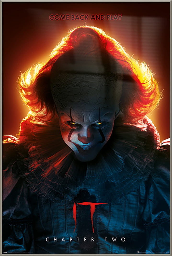 It: Chapter Two - Framed Movie Poster (Teaser - Pennywise The Clown) (Size:  24