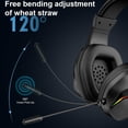 thumbnail image 4 of Wireless Bluetooth Gaming Headset with Mic for Gamers, PU Earbuds and PVC Cable, 4 of 8