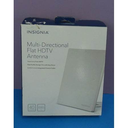 Flat HDTV Antenna Multi-Directional Insignia NS-ANT715