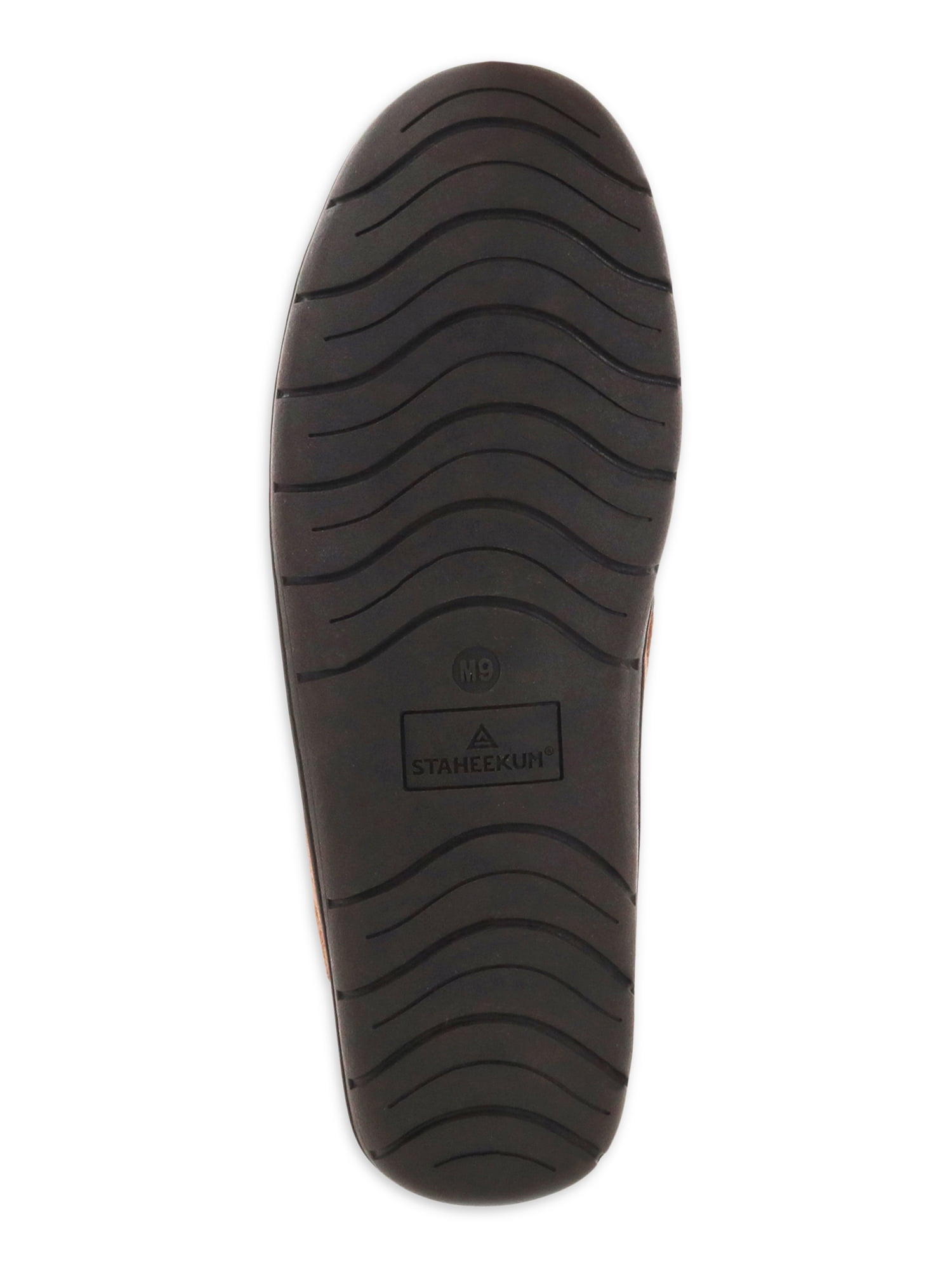 Staheekum Mens Trapper Flannel Slipper, Wheat, 8