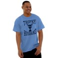 thumbnail image 2 of Trophy Husband No. 1 Hubby Award Men's Graphic T Shirt Tees Brisco Brands X, 2 of 2