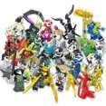 thumbnail image 1 of 24pcs Ninjago Ninja Minifigures Playset Toy Building Kit Compatible For LEGO, Age 6+, 1 of 1