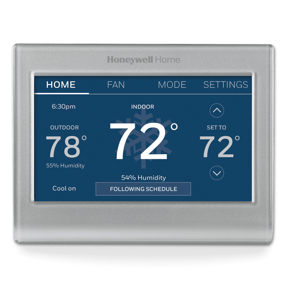 Honeywell Home 9585 WiFi Thermostat with color screen