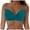 Dark Green, variant on vigerkar Women Underwire Bikini Top Only Push Up Swim Top Bra Swimsuit Tops Padded Bathing Suit Top Hot Pink , L