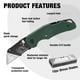 thumbnail image 2 of Cuchillo utilitario plegable WORKPRO G10 con mango de acero inoxidable, 2 of 8