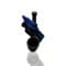 Hand Painted Dolphin - Handmade Mimi Tobacco Pipe Hand Painted Art Collectible (MINI DOLPHIN)