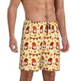 thumbnail image 2 of Sikiie Fall Gnomes Mens Pajama Shorts, Lounge Pant, Men's shorts，Sleep Pj Shorts for Men-X-Large, 2 of 6