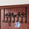 thumbnail image 5 of Over the Door Hooks,Hooks Behind The Door Hanging Rack Shelves Door Back Type Hangers Need Not Hole Bedroom Behind The Hook Clothes Storage for Towels,Robes,hat,clothing, 5 of 7