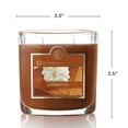 thumbnail image 3 of Colonial Candle Pumpkin Pie Scented Jar Candle - Classic Ovals - 2 Wick - 3.5 oz - 20h Burn, 3 of 5